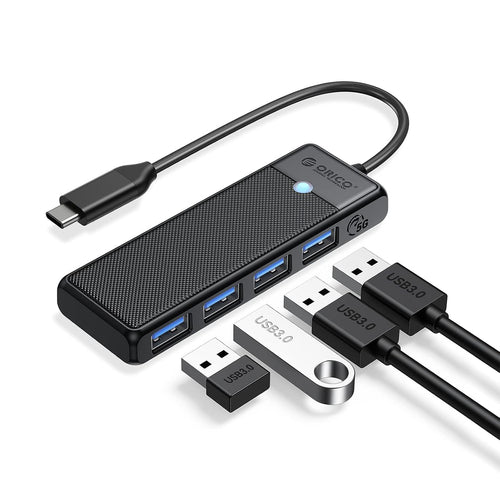 USB-A (female) || USB-C (męski) \ 0.15 m \ Black — Orico