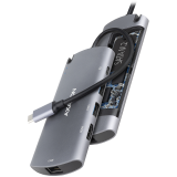 Axagon HMC-6M2 SUPERSPEED USB-C COMBO 6IN1 HUBMultiport USB 3.2 Gen 1 hub