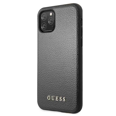 Etui Guess Iridescent na iPhone 11 Pro Max - czarne