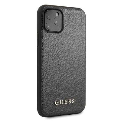 Etui Guess Iridescent na iPhone 11 Pro Max - czarne