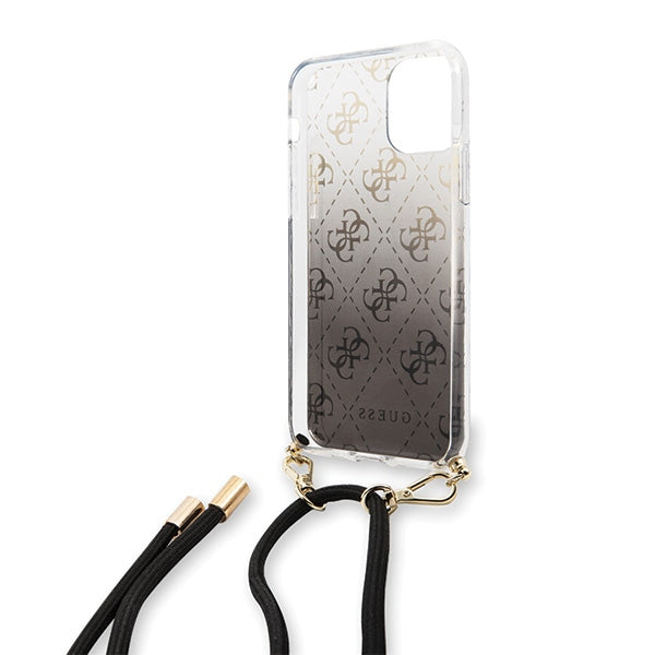 Etui Guess 4G Gradient na iPhone 11 Pro Max - czarne