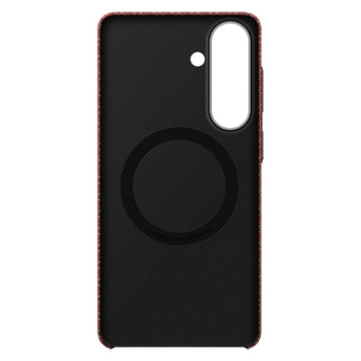 Samsung Carbon Magnet Case for Samsung Galaxy S26+, compatible with MagSafe - red