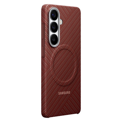 Samsung Carbon Magnet Case for Samsung Galaxy S26, MagSafe Compatible - Red