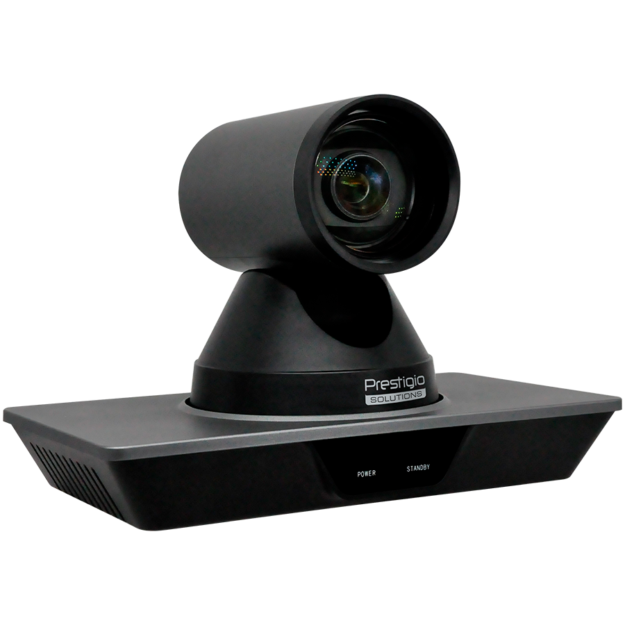 Prestigio Solutions Video Conferencing 4K PTZ Camera: 4K, 8.5MP, No mic, Connection via HDMI 2.0, USB 3.0 or RJ45