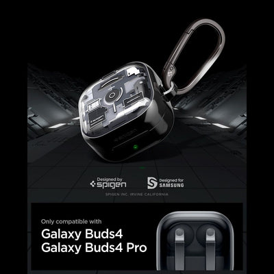 Spigen Ultra Hybrid Zero One Case for Samsung Galaxy Buds 4 / 4 Pro - Black