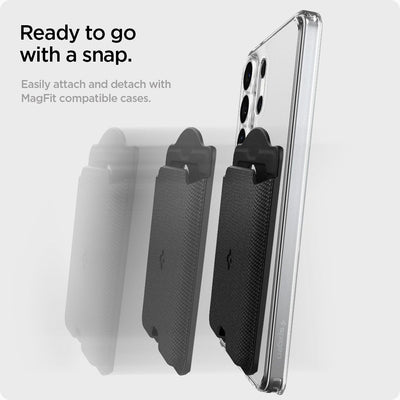 Spigen Urban Fit MagSafe Magnetic Phone Wallet - Black