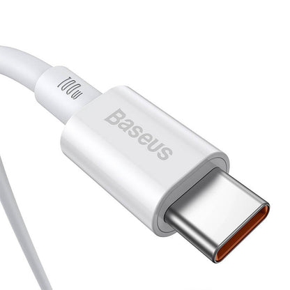 Baseus Superior Series Cable USB-C to USB-C, 100W, 2m (white) - Product Image 3