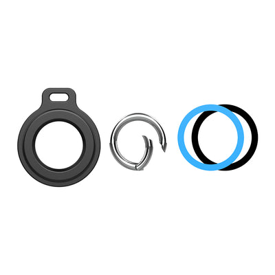 Airtag case with spring buckle, set of 2 - black — Hurtel