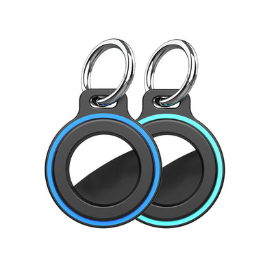 Airtag case with spring buckle, set of 2 - black — Hurtel