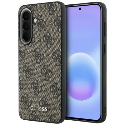 Etui Guess 4G Classic na Samsung Galaxy A57 5G - brązowe