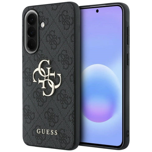 Guess Leather 4G Metal Logo Case for Samsung Galaxy A57 5G - Black