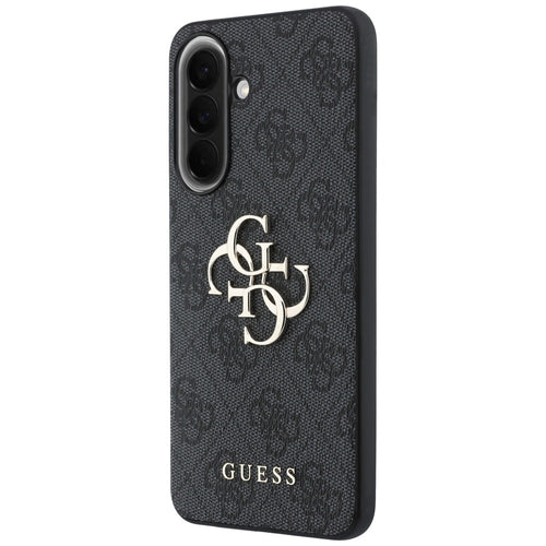 Guess Leather 4G Metal Logo Case for Samsung Galaxy A57 5G - Black
