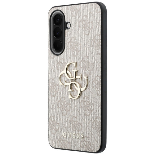 Guess Leather 4G Metal Logo Case for Samsung Galaxy A57 5G - Pink