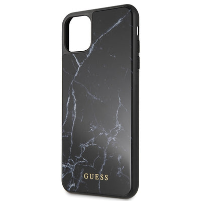 Etui Guess Marble na iPhone 11 Pro Max - czarne