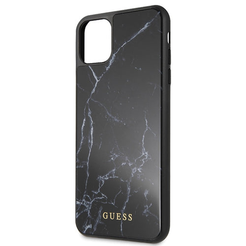 Etui Guess Marble na iPhone 11 Pro Max - czarne