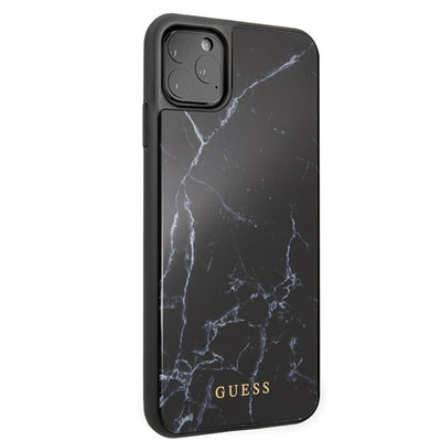 Etui Guess Marble na iPhone 11 Pro Max - czarne
