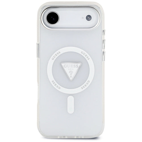 Guess IML Gradient Triangle Logo MagSafe Case for iPhone Air - Clear