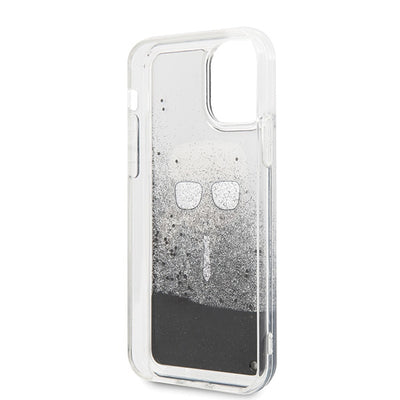 Etui Karl Lagerfeld Iconic Glitter na iPhone 11 Pro - czarne