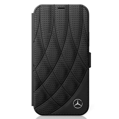 Etui Mercedes New Bow Line na iPhone 12 mini - czarne