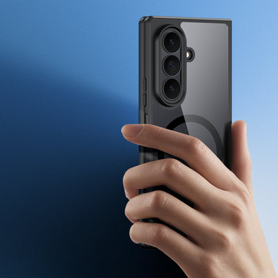 Dux Ducis Aimo Mag Case for Samsung Galaxy Z Fold 8 Compatible with MagSafe - Black