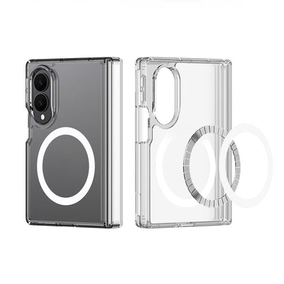Dux Ducis Clin Mag Case for Samsung Galaxy Z Fold 8 Wide Compatible with MagSafe - Transparent
