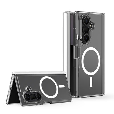 Dux Ducis Clin Mag Case for Samsung Galaxy Z Fold 8 / Z Fold 7 Compatible with MagSafe - Transparent