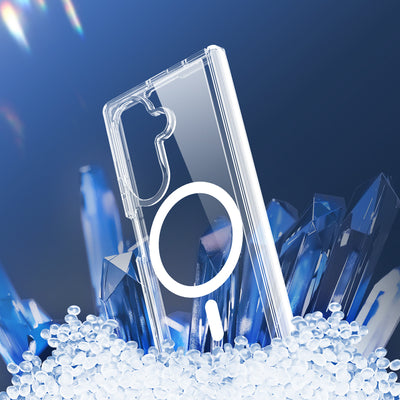 Dux Ducis Clin Mag Case for Samsung Galaxy Z Fold 8 / Z Fold 7 Compatible with MagSafe - Transparent