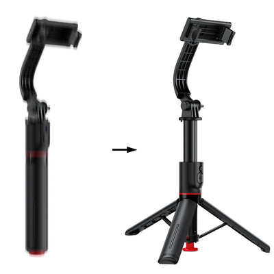Acefast E42 Selfie Stick with Auto Tripod and Bluetooth Remote Control 1.05m - Black