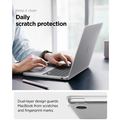 Spigen AirSkin Case for MacBook Air 13" 2023/2024/2025/2026 - Transparent
