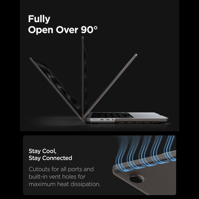 Spigen AirSkin Case for MacBook Pro 14" 2021 / 2023 / 2024 / 2025 / 2026 - Semi-Transparent