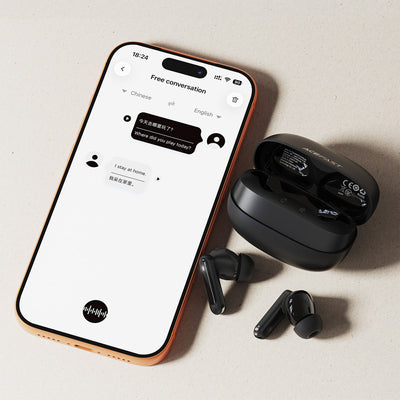 Acefast W8 TWS In-Ear Wireless Headphones with ANC ENC AI Translation - Black