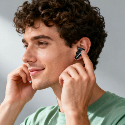 Acefast W8 TWS In-Ear Wireless Headphones with ANC ENC AI Translation - Black