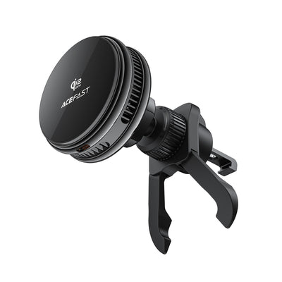 Acefast D66 Magnetic Car Air Vent Mount with Qi2 25W Wireless Charging and Cooling - Black