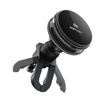 Acefast D66 Magnetic Car Air Vent Mount with Qi2 25W Wireless Charging and Cooling - Black
