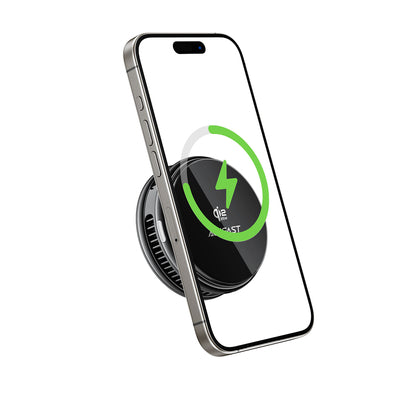 Acefast E47 Qi2 25W Magnetic Wireless Charger with Cooling - Black