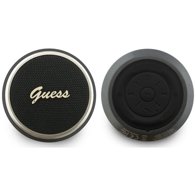 Guess 5W Script Metal Logo Bluetooth Speaker - Black