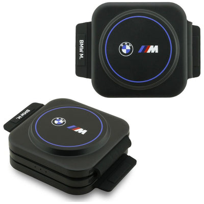 BMW M Qi2 15W Print Logo 3-in-1 Wireless Charger - Blue