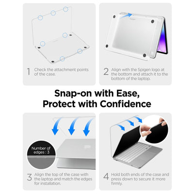 Spigen AirSkin Case for MacBook Neo 13" 2026 - Transparent Matte
