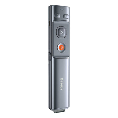 Baseus Orange Dot Multifunctionale remote control for presentation, with a laser pointer - gray - Product Image 4