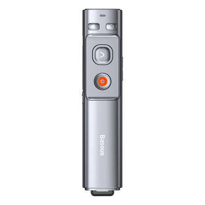 Baseus Orange Dot Multifunctionale remote control for presentation, with a laser pointer - gray - Product Image 5