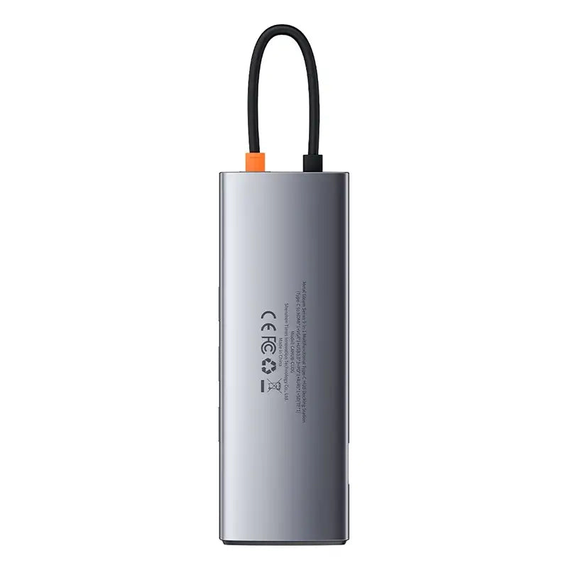 Hub 9in1 Baseus Metal Gleam Series, USB-C to 3x USB 3.0 + HDMI + USB-C PD + Ethernet RJ45 + microSD/SD + VGA - Product Image 3