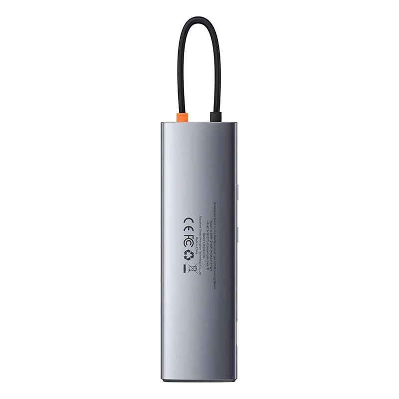 Hub 11in1 Baseus Metal Gleam Series, USB-C to 3x USB 3.0 + 2x HDMI + USB-C PD + Ethernet RJ45 + microSD/SD + VGA + AUX - Product Image 7