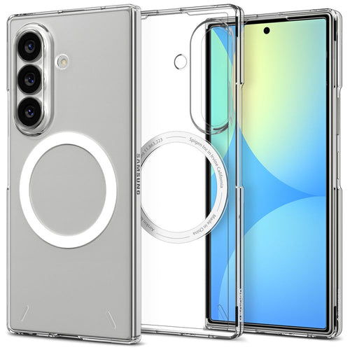 Spigen AirSkin MagFit Case for Samsung Galaxy Z Fold 8 Ultra - Clear and White