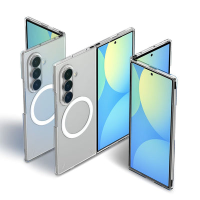 Spigen AirSkin MagFit Case for Samsung Galaxy Z Fold 8 Ultra - Clear and White