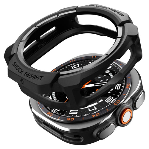 Spigen Rugged Armor Case for Samsung Galaxy Watch Ultra 47mm - Matte Black