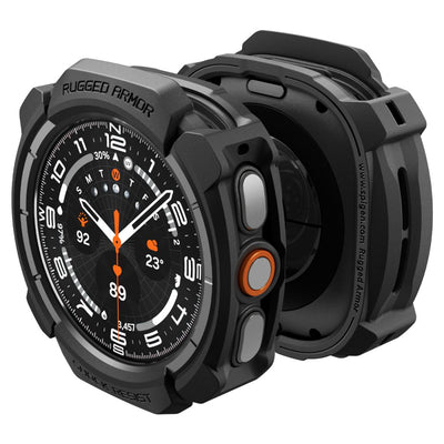 Spigen Rugged Armor Case for Samsung Galaxy Watch Ultra 47mm - Matte Black