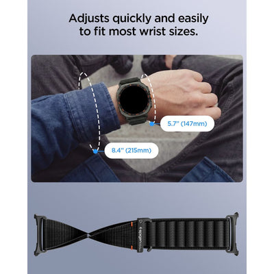 Spigen WBF1 Strap for Samsung Galaxy Watch Ultra 47mm - Black