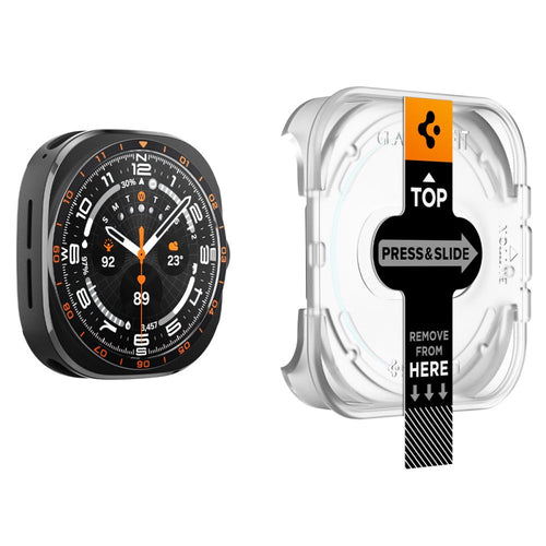 Spigen Glas.TR EZ Fit AC 2-Pack Tempered Glass for Samsung Galaxy Watch Ultra 47mm