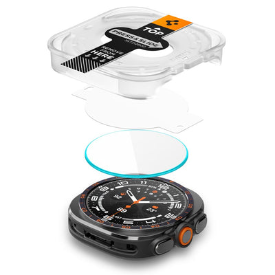 Spigen Glas.TR EZ Fit AC 2-Pack Tempered Glass for Samsung Galaxy Watch Ultra 47mm