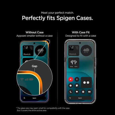 Spigen Glas.tR EZ Fit Pro 2-Pack Tempered Glass for Nothing Phone 4A Pro